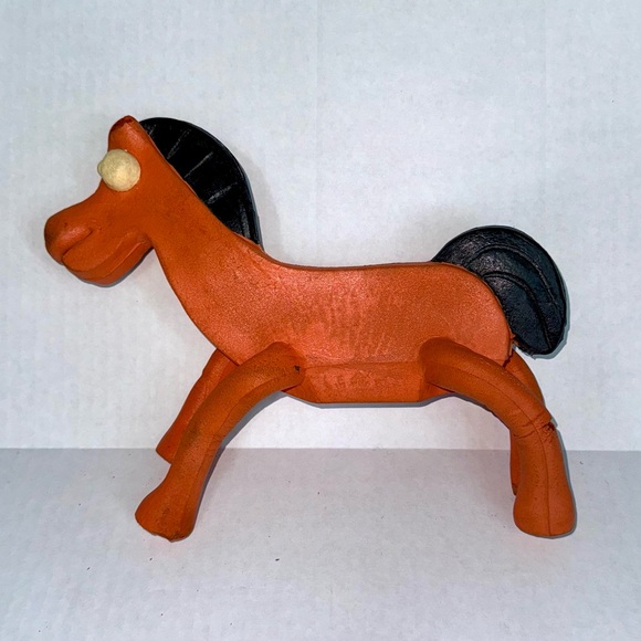 1984 Pokey Lewco Toys Prema 11” bendable toy foam horse figure - Picture 5 of 6